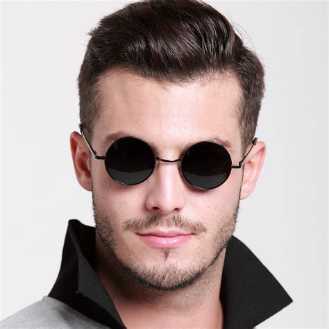 small round lens sunglasses|small round sunglasses for men.